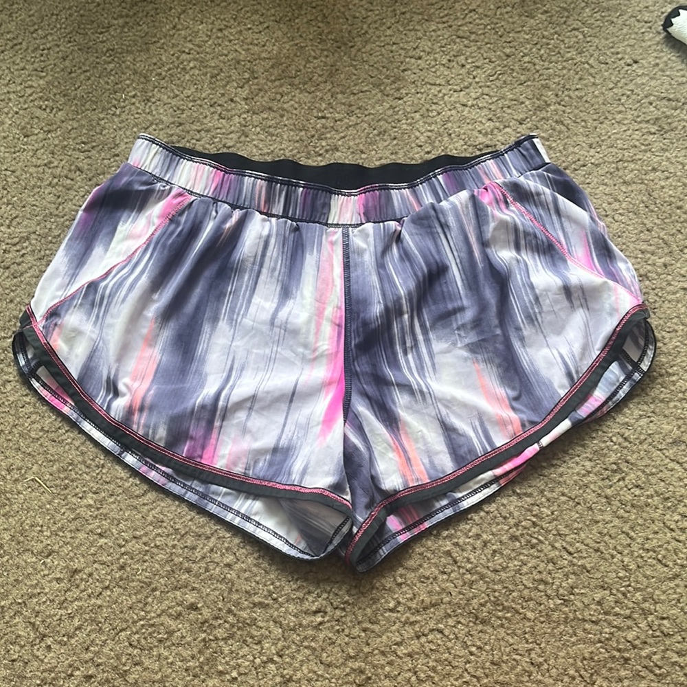 Pink and purple Lululemon shorts